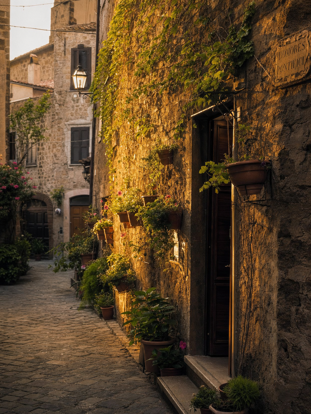 The village streets